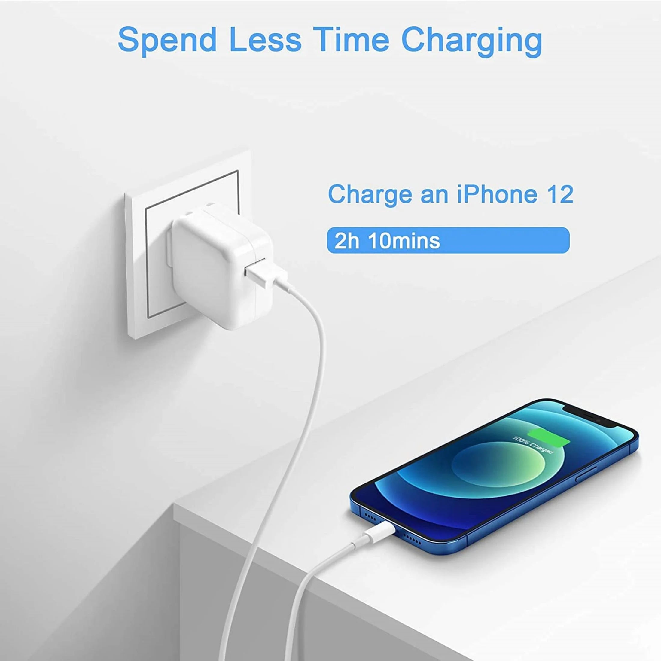 3-Pack USB Cable Compatible for Iphone 14/14Pro/Max/13/13 Pro/Max/12/12Pro/Mini/Max/Xr/X/8/8 Plus/7/7 Plus/6S/6 Plus/5/5Se and Ipad