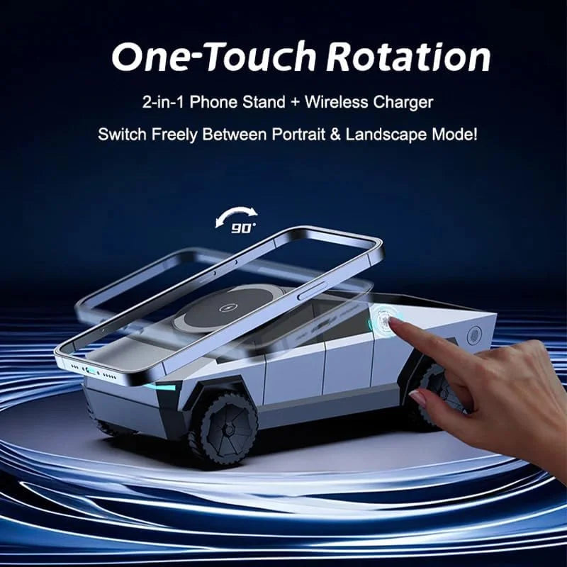 Revolutionary 3-in-1 Magnetic Fast Wireless Charger: Power Up Your iPhone, Samsung, and AirPods Simultaneously!