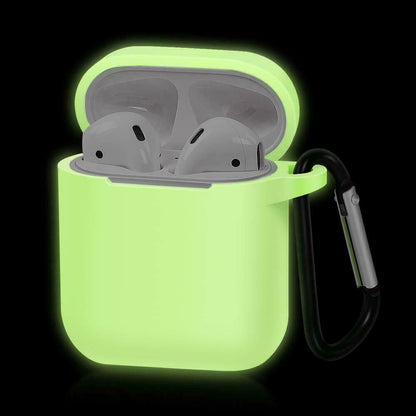 Silicone Shockproof Full Cover Case with Keychain for Apple AirPods 1/2